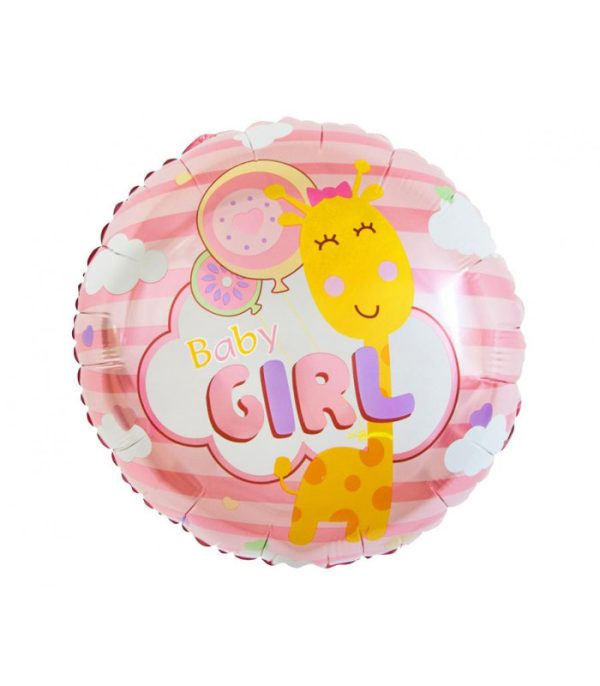 Balon z helem dla dziewczynki