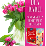 Bukiet różowych tulipanów na Dzień Babci